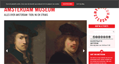 Desktop Screenshot of amsterdammuseum.nl