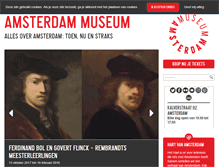 Tablet Screenshot of amsterdammuseum.nl